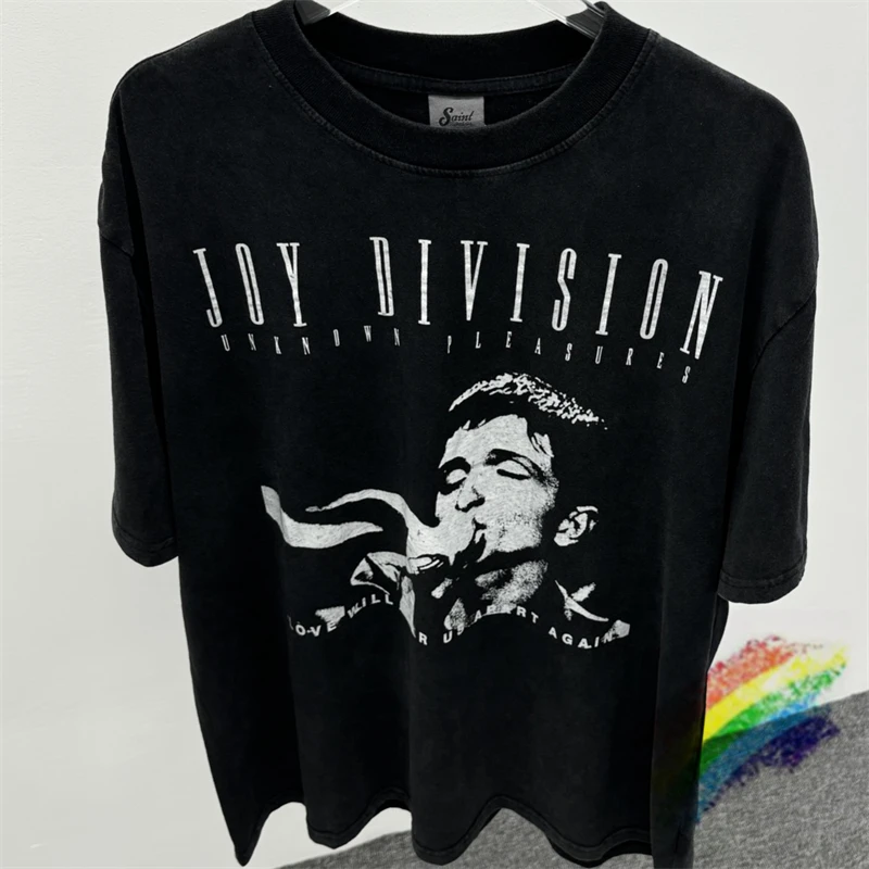 Vintage JOY DIVISION T-shirt Men Women LOVE WILL TEAR US APART Tee Tops T Shirt