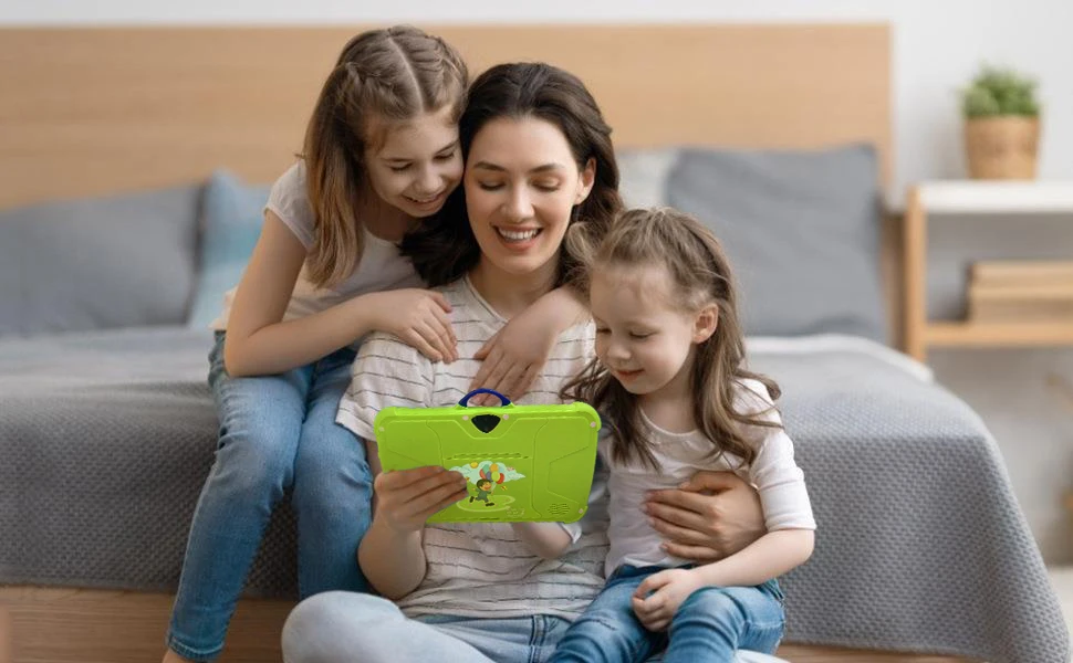 2024 New 5G WiFi 7 Inch Google Tablet For Children Learning Education Kids Tablets Quad Core 2GB RAM 32GB ROM Dual BOW Cameras
