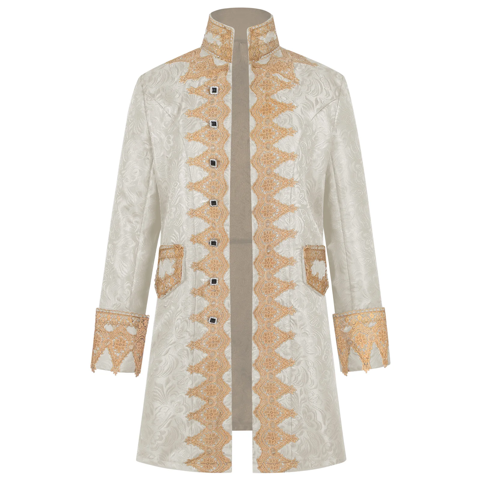 

Мужское пальто на Хэллоуин, однотонное пальто Faion St Punk, винтажное мужское байковое пальто с воротником, китайский бренд ex, длинные брюки, атласные