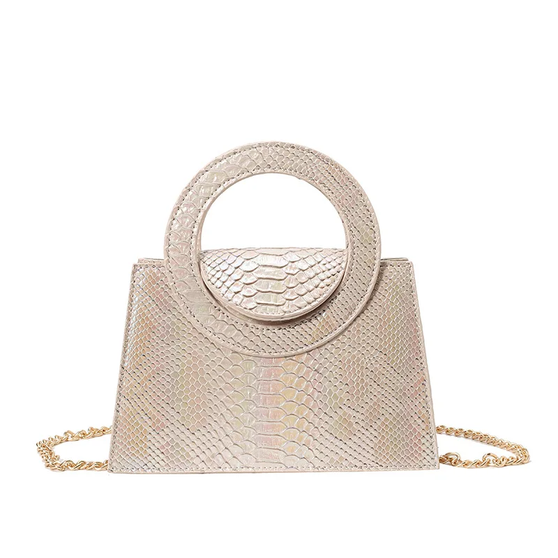 

Exquisite Crocodile Print Bag 2025, Retro Quilted Crossbody Purse with Antique Gold Clasp, Chic Shoulder Bag for Women