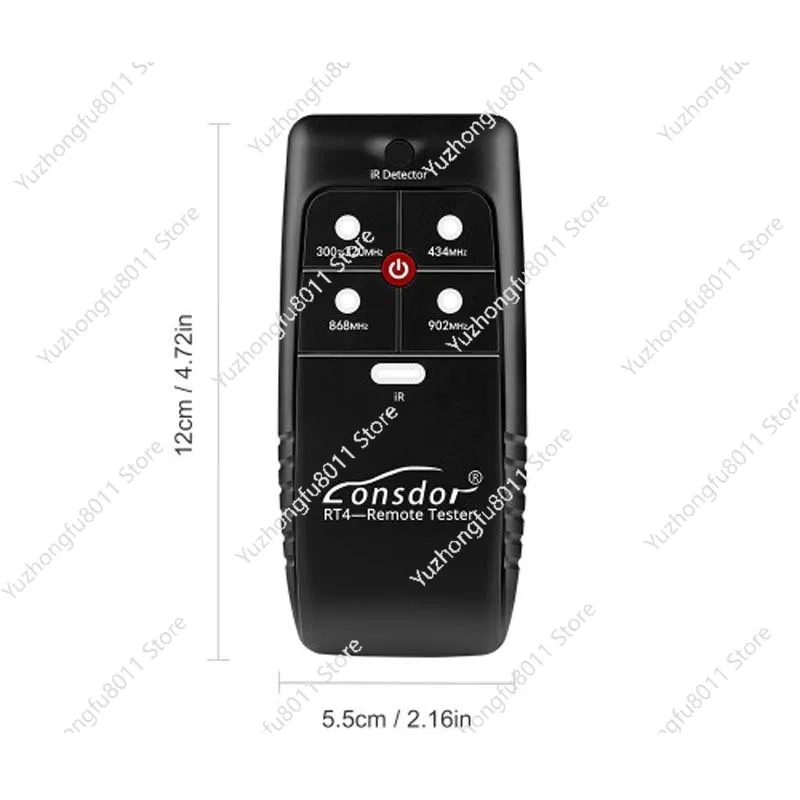 

Lonsdor Auto Car Remoter Testing Frequency 868mhz 433mhz 902mhz 315mhz Key Remote Control Tester Lonsdor RT4 IR/FR