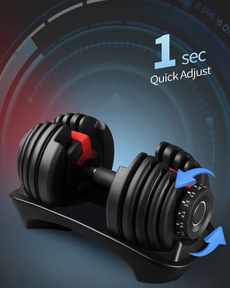 

20KG Custom Adjustable Dumbbell Set Smart Design Home Gym Body Exercise Equipment