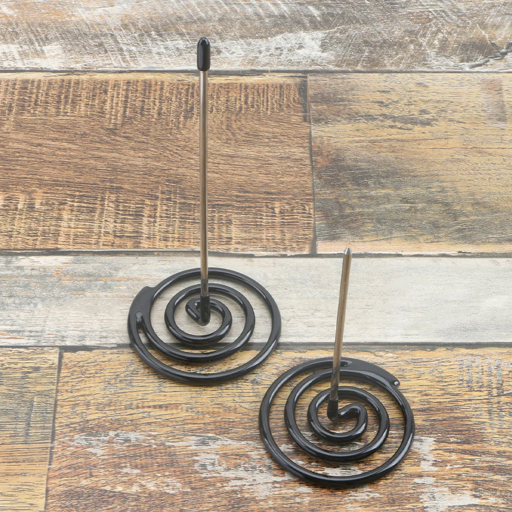 2Pcs Stainless Steel Receipt Spike Restaurant Ticket Organizer Order Holder Bill Check Spike Kitchen Office Home