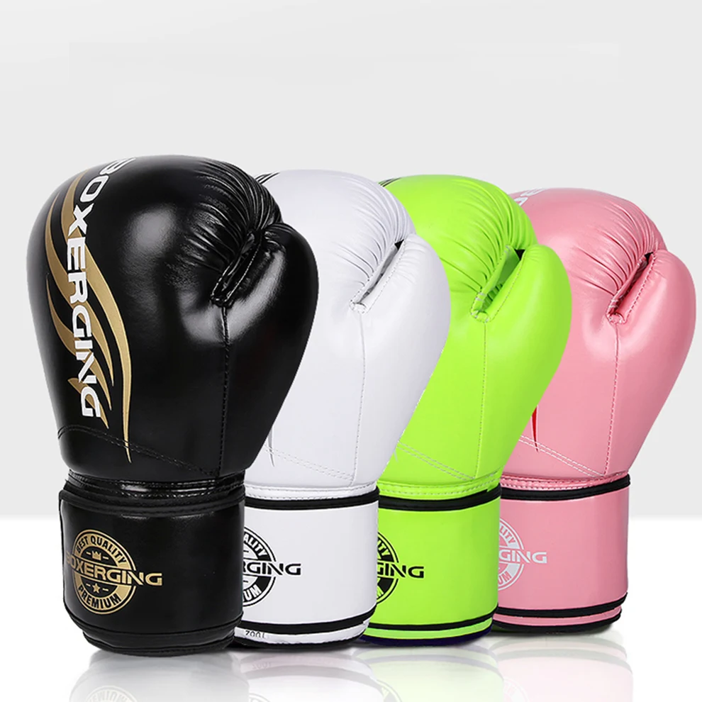 

6/8/10/12oz Boxing Gloves Professional Adult Sanda Muay Thai Fighting Gloves Men and Women Training Sandbag Free Fight MMA