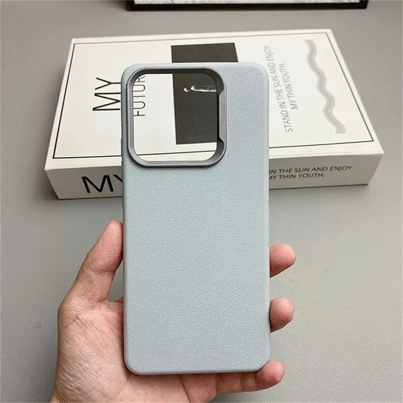 Hülle für Reno 14F 14F 5G, luxuriöse PU-Silikon-Rückseite, weiche Schutzhülle, stoßfeste TPU-Stoßstange für OPPO Reno 14 Pro – Detail 3