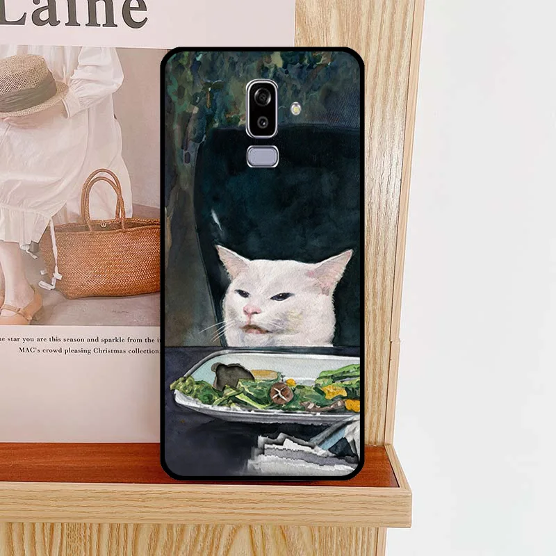 Crying Cat Memes Case For Samsung Galaxy J4 J6 Plus J3 J5 J7 2016 A3 A5 2017 A9 J8 A6 A8 Plus 2018 Cover