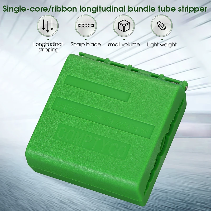 COMPTYCO AUA-09 Fiber Optic Ribbon Optic Cable Stripper 1.5-11mm Longitudinal Optical Fiber Center Pipe Stripping Tool Slitter