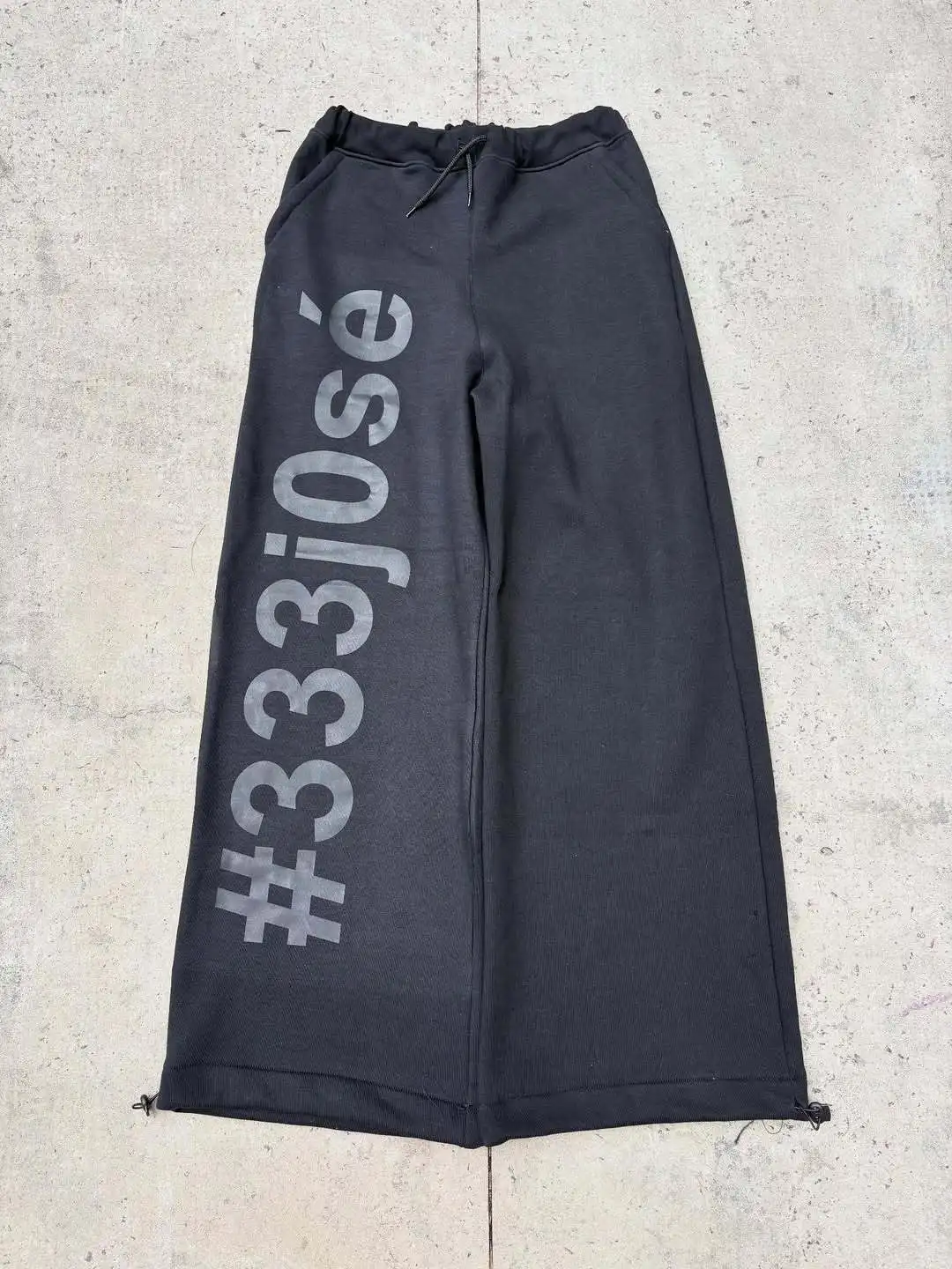 Européenne et Américaine punk hiver y2k lettre imprimée à la mode street style camouflage polyvalent pantalons de survêtement