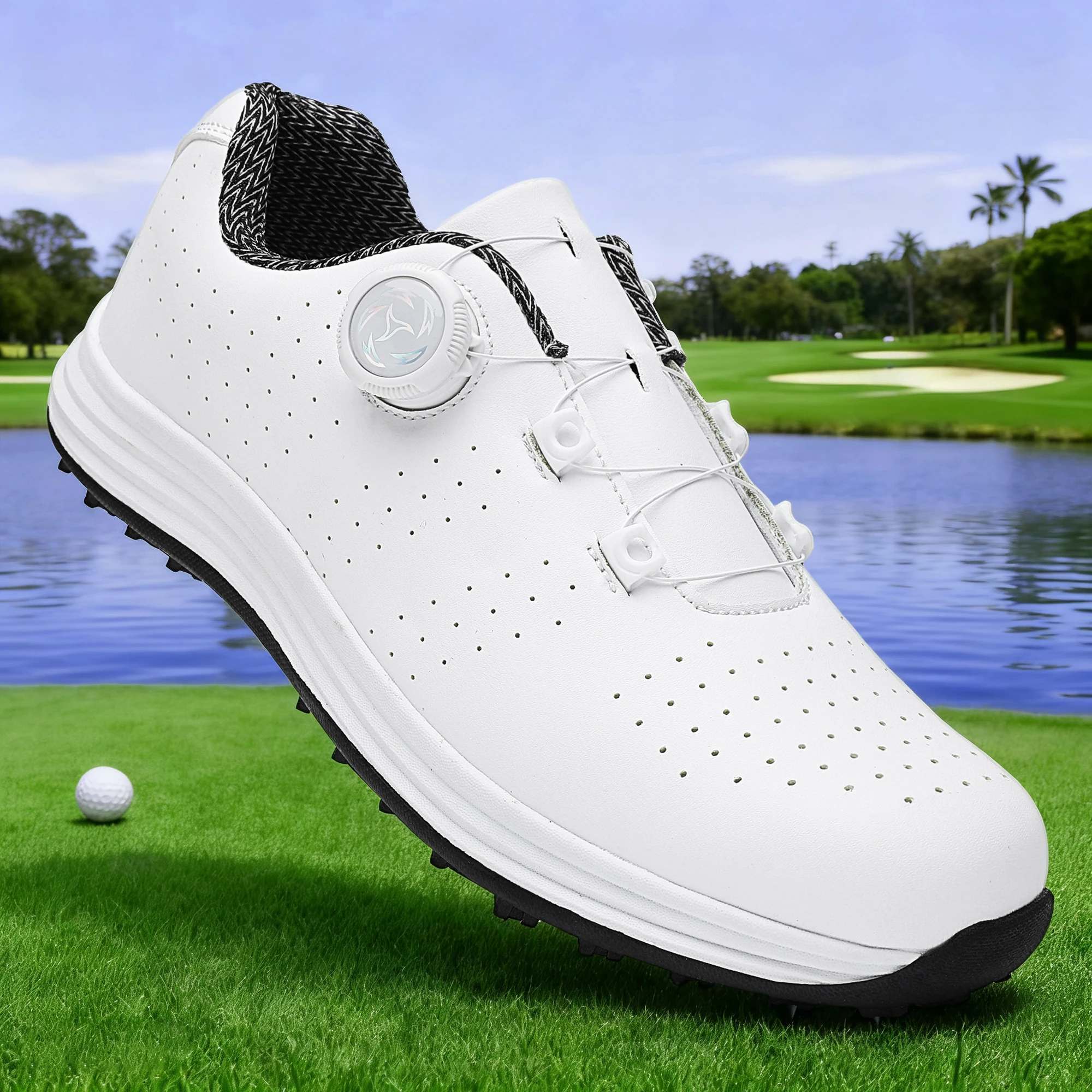 

Golf shoes Fashionable Simple Comfortable and Breathable Suitable for Outdoor Sports Casual Wear for Walking Hiking Traveling 10