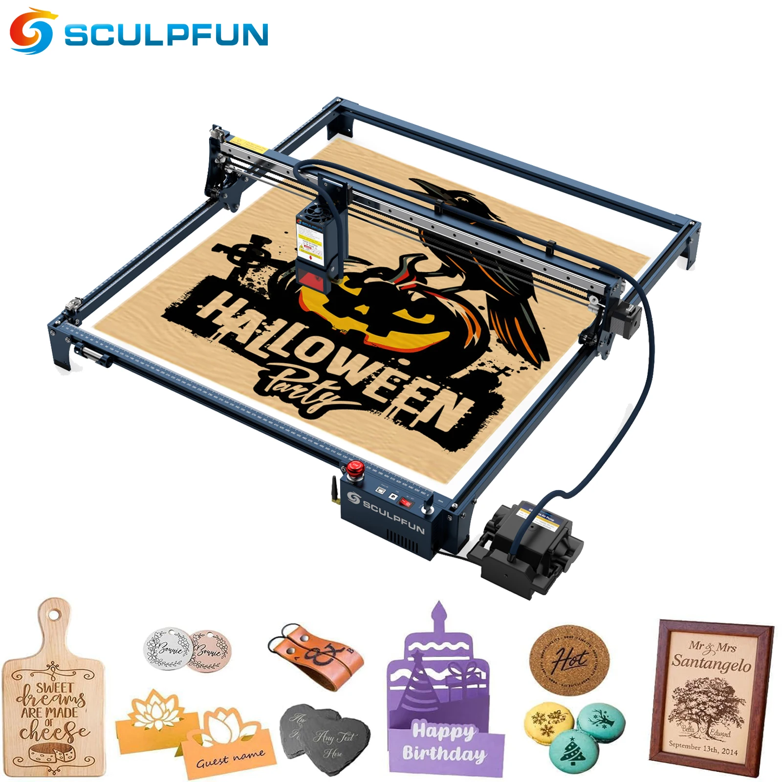 

SCULPFUN S30 Ultra 33W Laser Engraving Machine With Automatic Air-assist System 600x600mm Engraving Area Cutter and Engraver