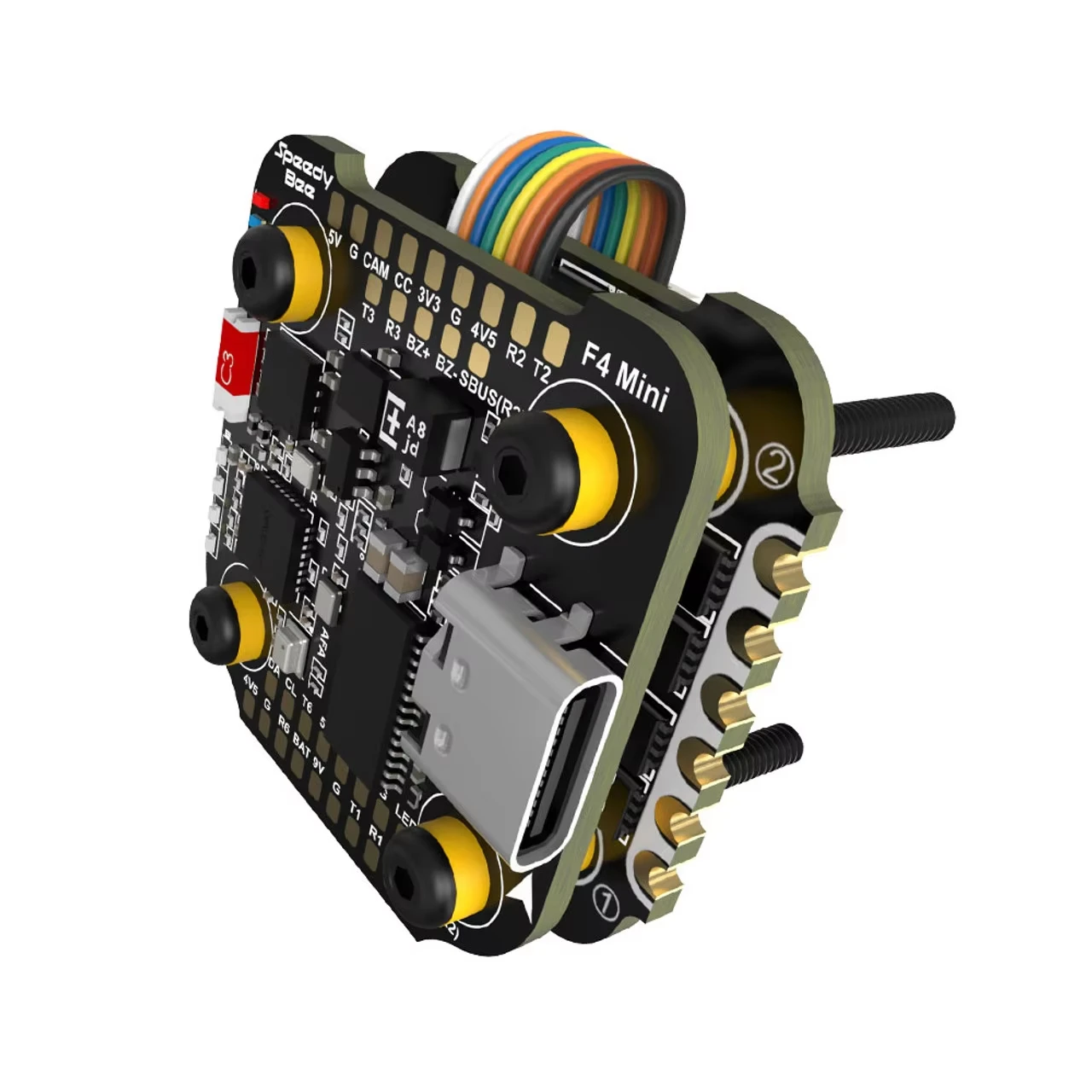 SpeedyBee F405 Mini Flight Controller BLS 35A Mini V2 20x20 4-in-1 ESC Stack for RC FPV Racing Drone