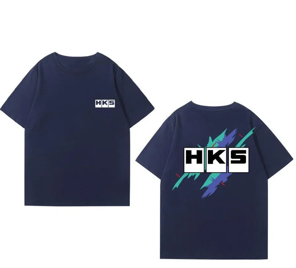 

Модная повседневная одежда, японская модифицированная машина JDM HKS ENDLESS, мужская футболка с короткими рукавами, женская универсальная свободная детская хлопковая летняя футболка