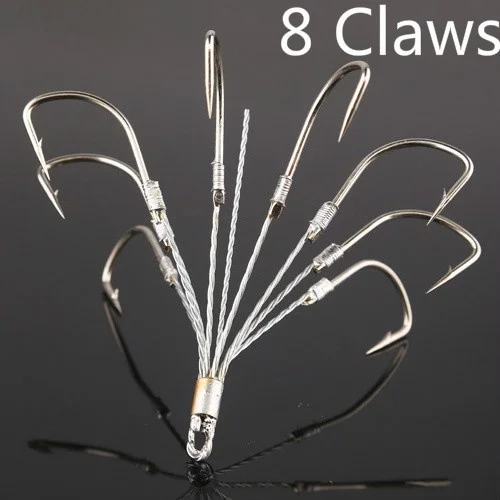 Fishing Hook 4/5/6/8 Claw Hook Super Sharp Hooks With Barbed Fishing Hook view 6