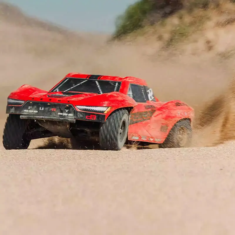 Arrma Fury Mega 1:10 Fury Classic a due ruote motrici telecomandate spazzola di carbone elettrica fuoristrada modello di camion corto
