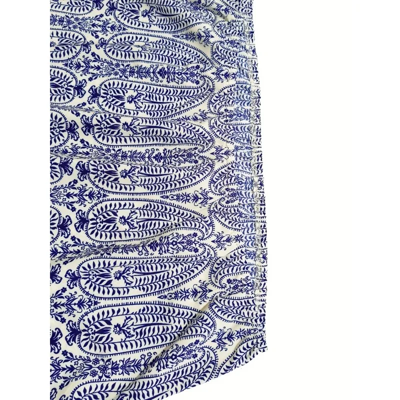 Plus Size 1XL-5XL Camicette eleganti a maniche lunghe moda donna Camicette da donna con stampa fasciatura con fiocco vintage Top da donna da ufficio