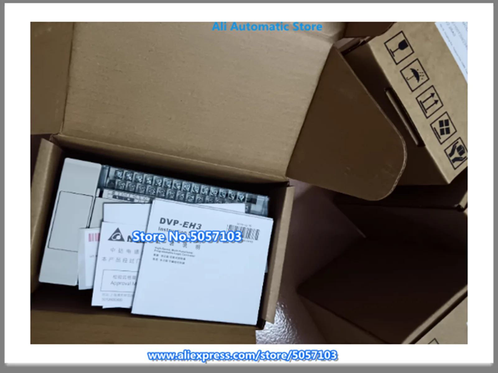DVP48EH00R3 48-Point Host 24DI 24DO Relay 250VAC 24VDC 2A 4-Channel 200K Input New