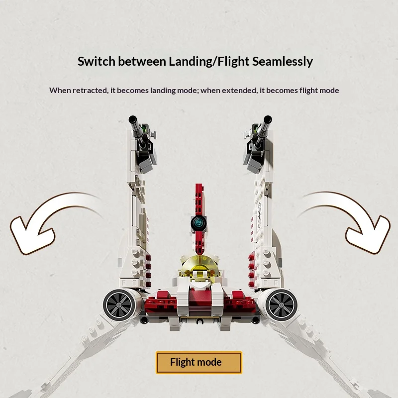 مكعبات بناء ليغو تجميع حرب النجوم 75432 Slalom Starfighter ألعاب الأولاد والأطفال هدايا عيد الميلاد والكريسماس