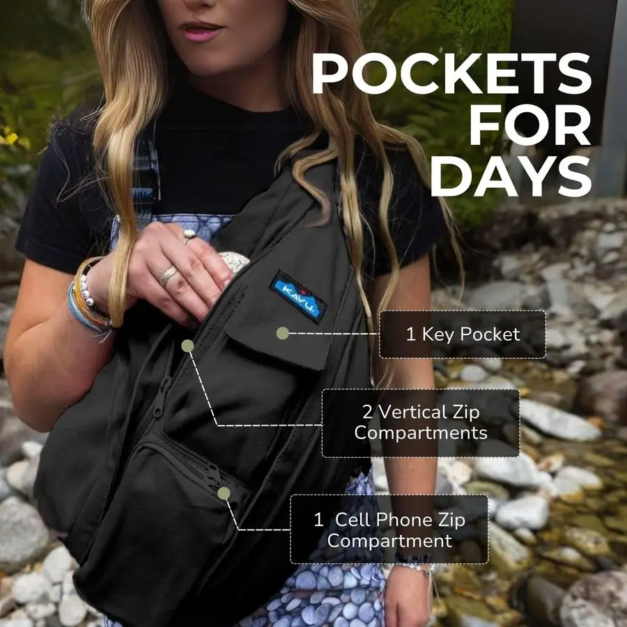 Borsa a tracolla per escursioni, campeggio e pendolari