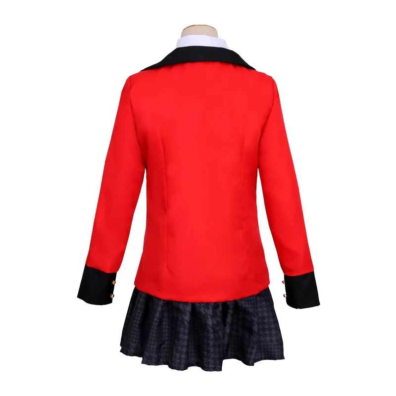 Anime Cosplay Jabami Yumeko Cosplay Costume Coat Shirt Skirt Breastpiece Japanese School Girls JK Uniform Halloween Costumes