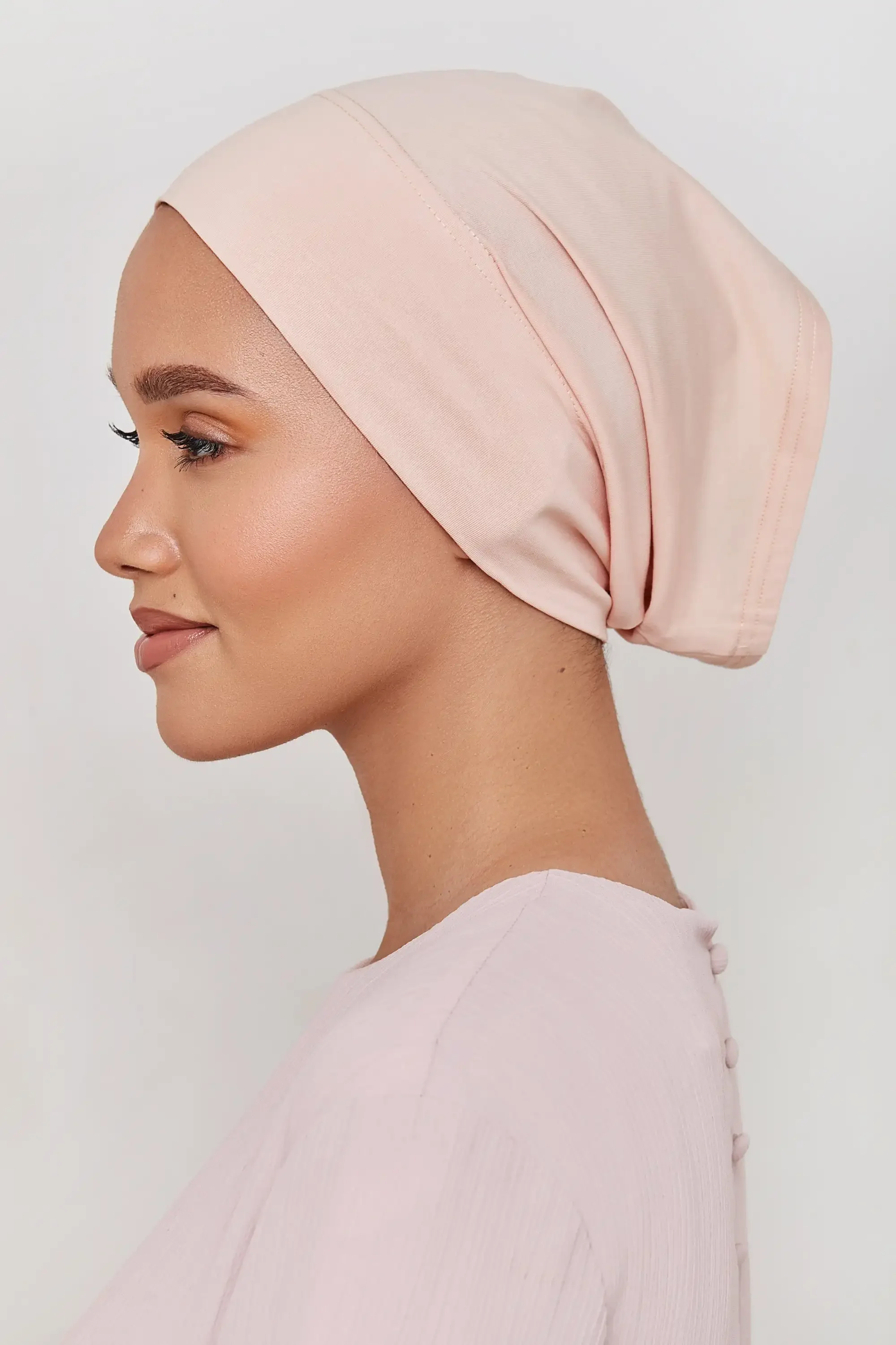 

High Quality Modal Cotton Hijab Cap Underscarf Muslim Inner Caps Elastic Jersey Bottom Hat Women Multi-color Small Hat