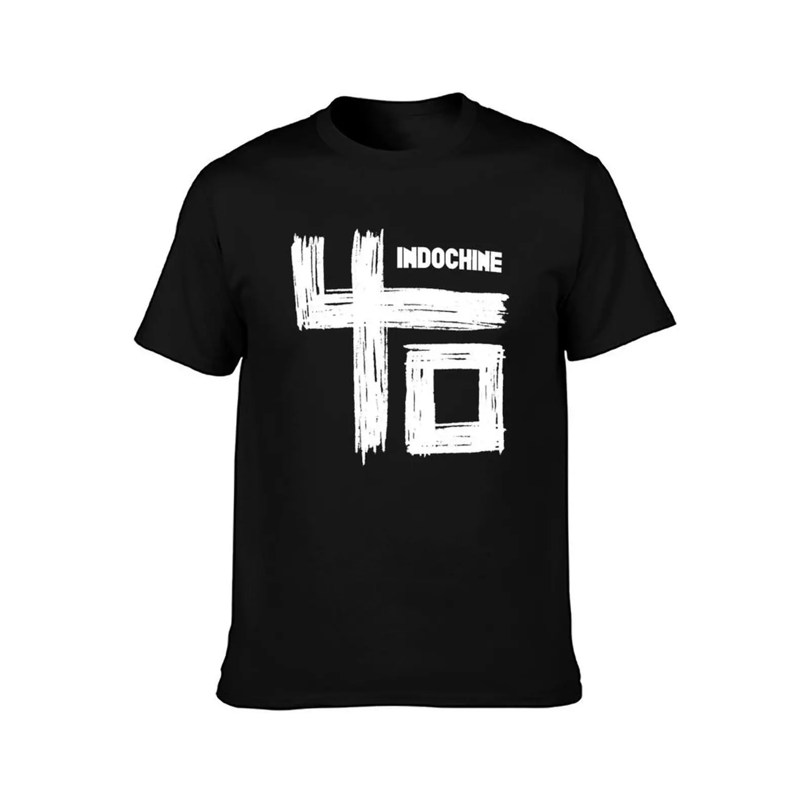black indochine 2021 tokaug T-Shirt, Summer Casual Cotton Tee, Oversized Streetwear Tops, Vintage Graphic Print, 100% Cotton