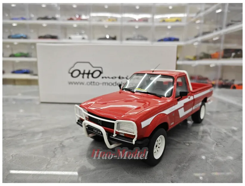 OTTO 1:18 PEUGEOT 504 PICK UP Modelo de Coche de Resina de Edición Limitada, Juguete Fundido a Presión, Regalos para Exhibición