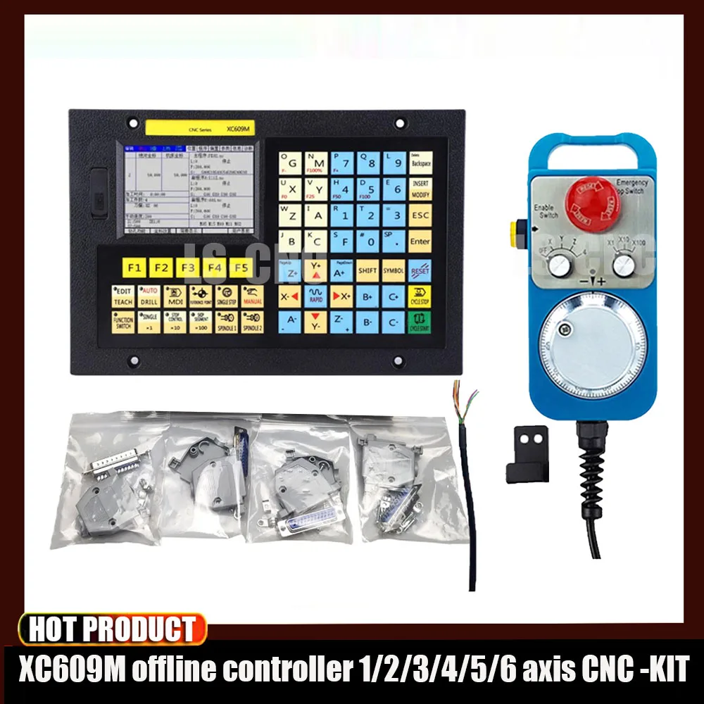 

The New Xc609m Offline Controller Cnc Milling System 1/2/3/4/5/6 Axis Breakout Board Engraving Machine Control Combination