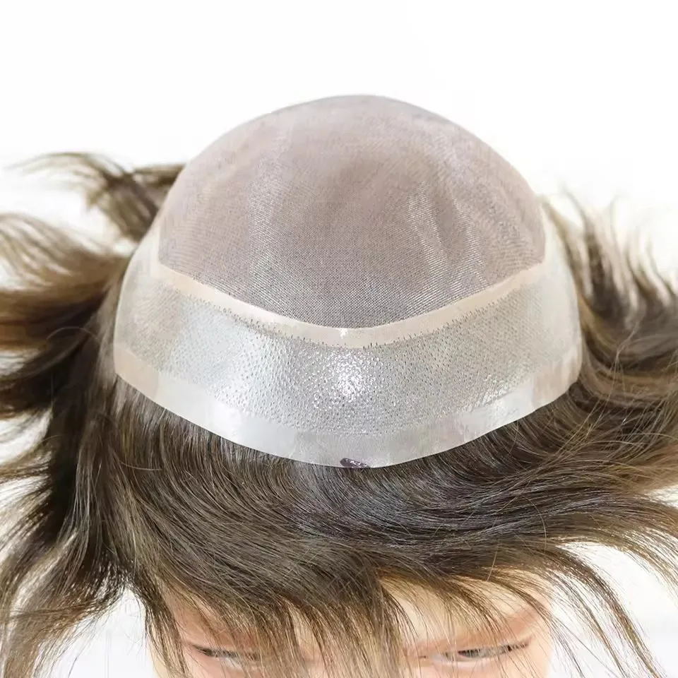 الأفرو 15 مللي متر 12 مللي متر 18 مللي متر شعر بشري مجعد أحادية الدانتيل بولي PU دائم الشعر المستعار للرجال غرامة أحادية تنفس تهوية الأسود الرجال الشعر استبدال