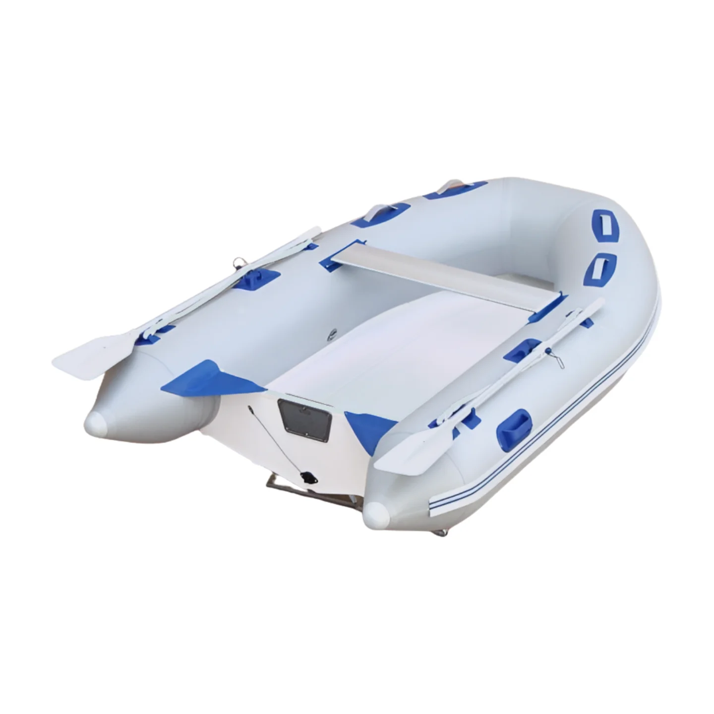 Reliable raft boats with multiple air chambers and grab lines for rafting and emergency rescue operations