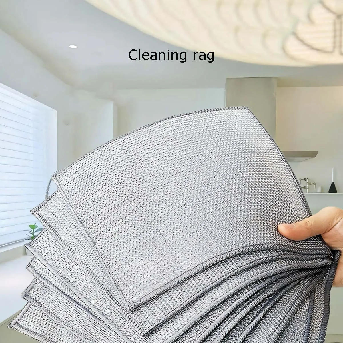 

10/20Pcs Multifunction Wire Dishwashing Rags Non-Scratch Dishcloth Easy Rinsing Reusable Wire Kitchen Cleaning Cloth Dish Towels