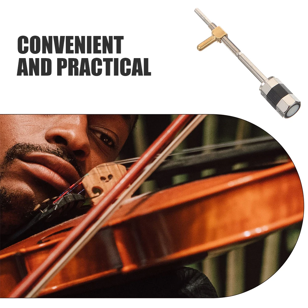 

Violin Bow Screws 4 3 4 Bow Frog Part Replacement Metal Instrument Parts Accessories Practical Wear Resistance Long Use Student