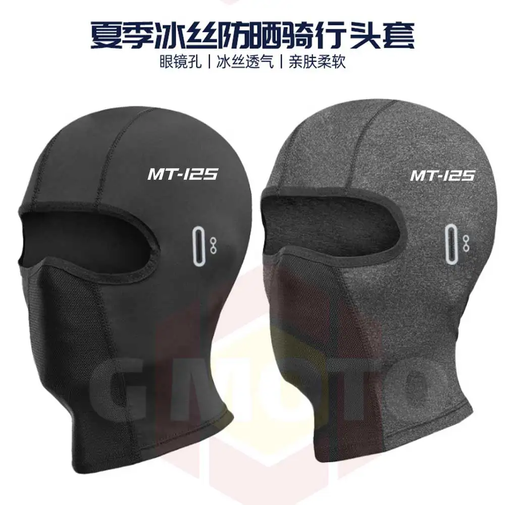 Topi bersepeda, topi bersepeda musim panas, topi Balaclava sepeda motor pendingin matahari perlindungan UV untuk yamaha MT125