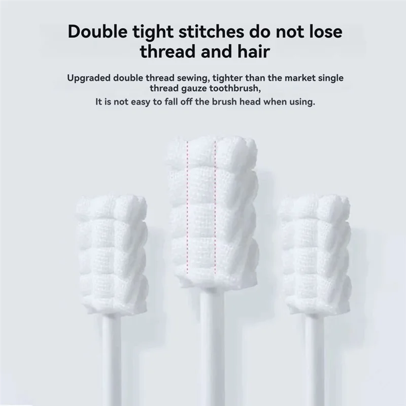 A04F-น้ํายาทําความสะอาดช่องปากเด็ก น้ํายาทําความสะอาดคราบนม สําลีทําความสะอาดช่องปากเด็กเล็ก