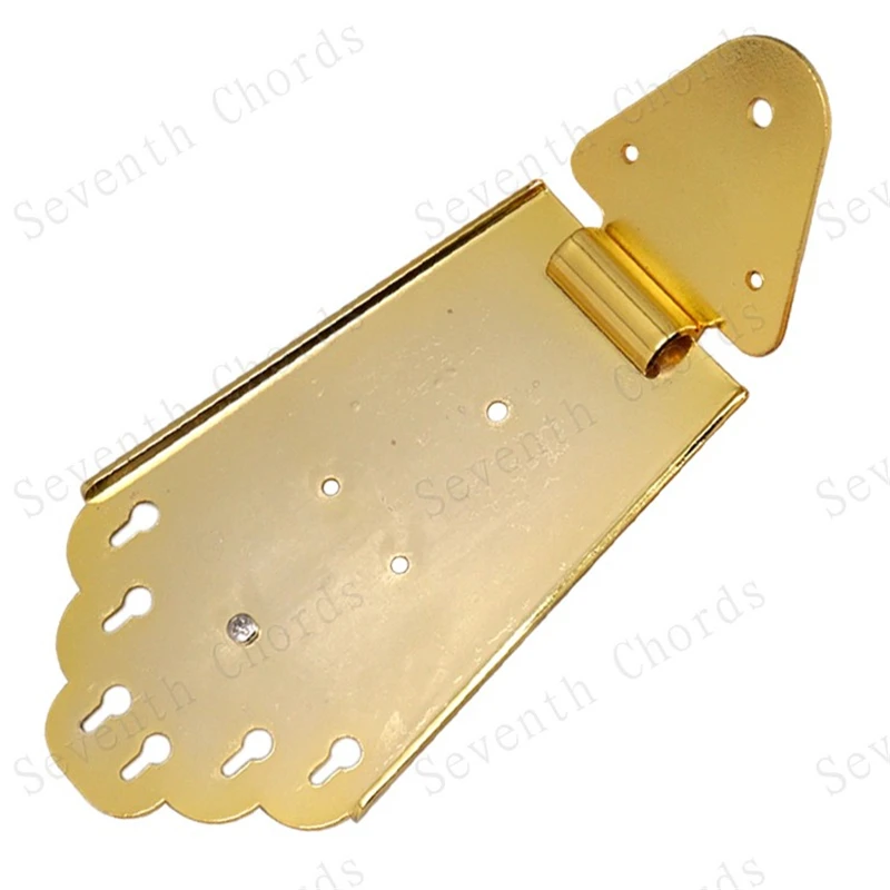 Ein Set Gitarrenbrücken für Hohlkörper- und Semi-Hollow-E-Gitarren in Chrom, Schwarz oder Gold zur Auswahl, Gitarrenzubehörteile – Detail 7