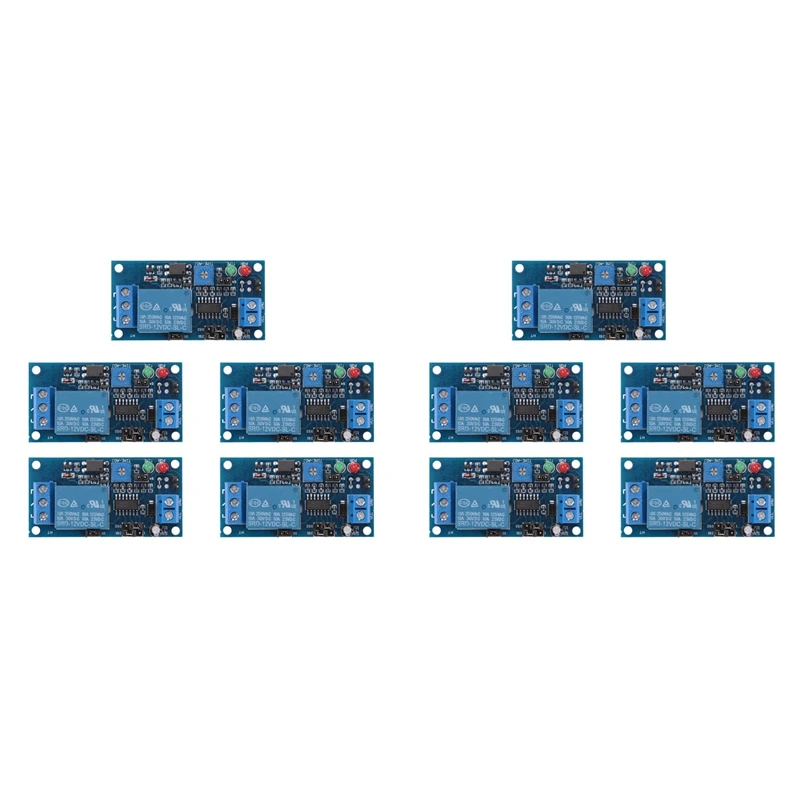 

A79U-10X 12 В постоянного тока реле задержки включения/задержки выключения модуль переключателя с таймером