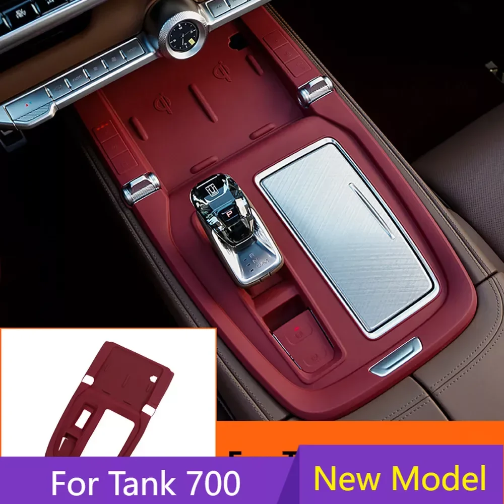 For GWM Tank 700 Hi4-T 2024 Car Central Control Gear Shift Dust Cover Gear Shift Panel Protective Cover Accessories