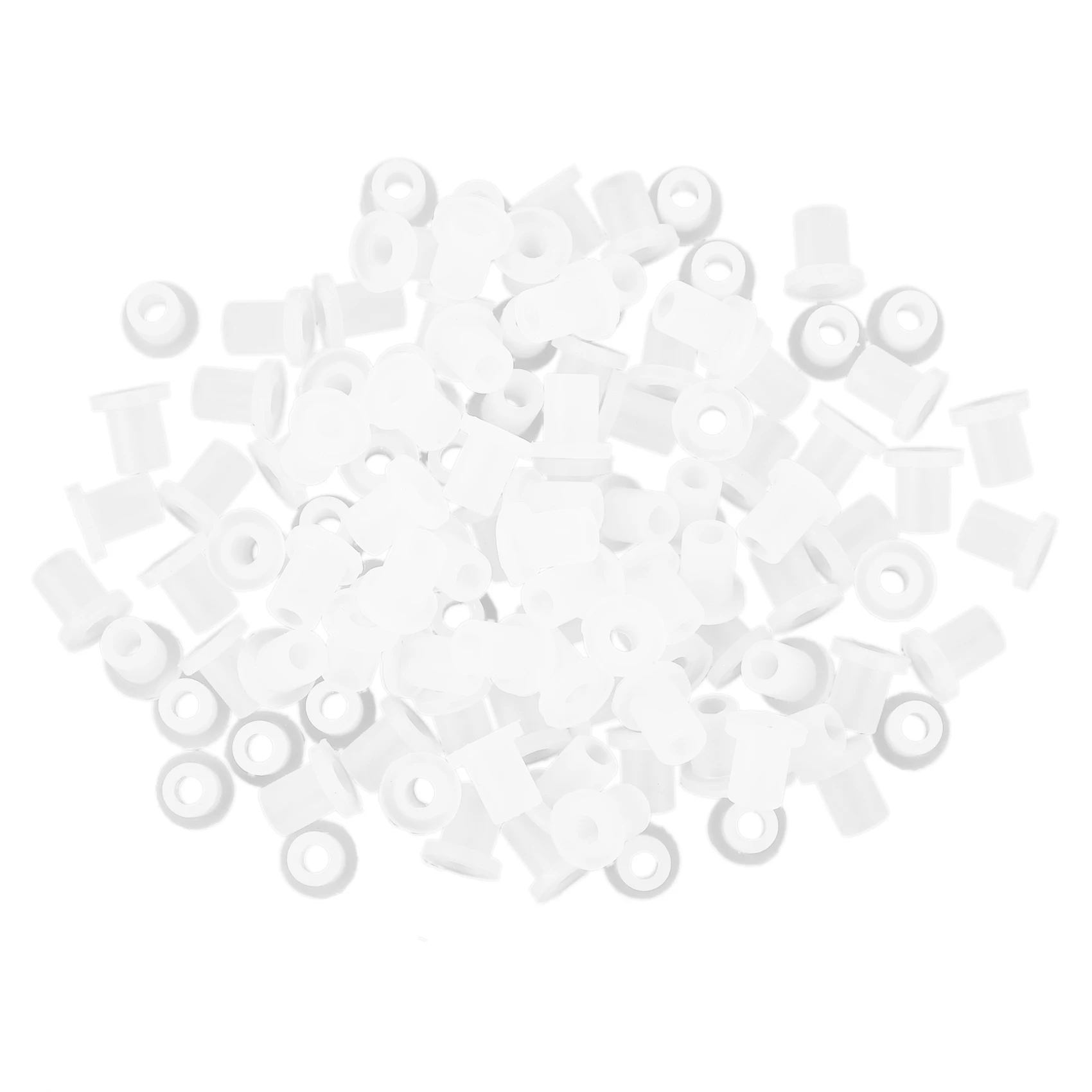 A64I 100PCS Tube Rubber Hollow Sealing Plug Cartridge Elbow Stopper Fitting