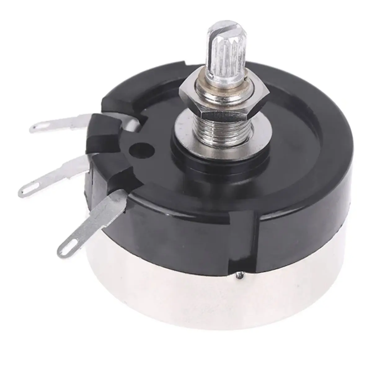 WX200 High Power 15W Single-Turn Double-Wire Wound Potentiometer 8 Ohm 8Ω Shaft Length 15MM Audio Attenuator