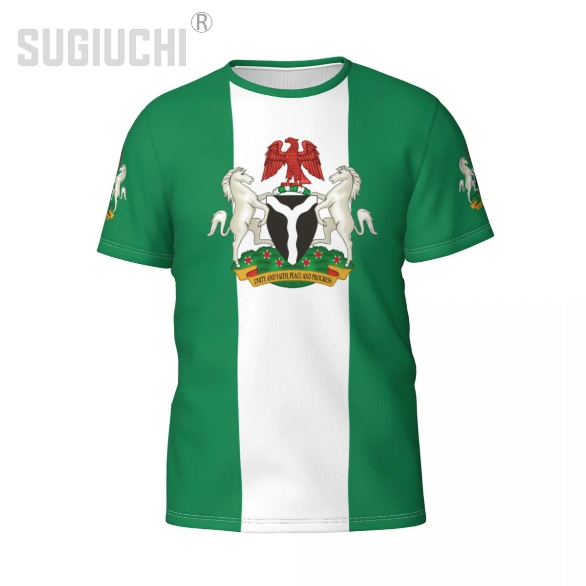 Custom Name Number Nigeria Flag Emblem 3D T-shirts Clothes For Men Women Tees jersey Soccer Football Fans Gift T shirt