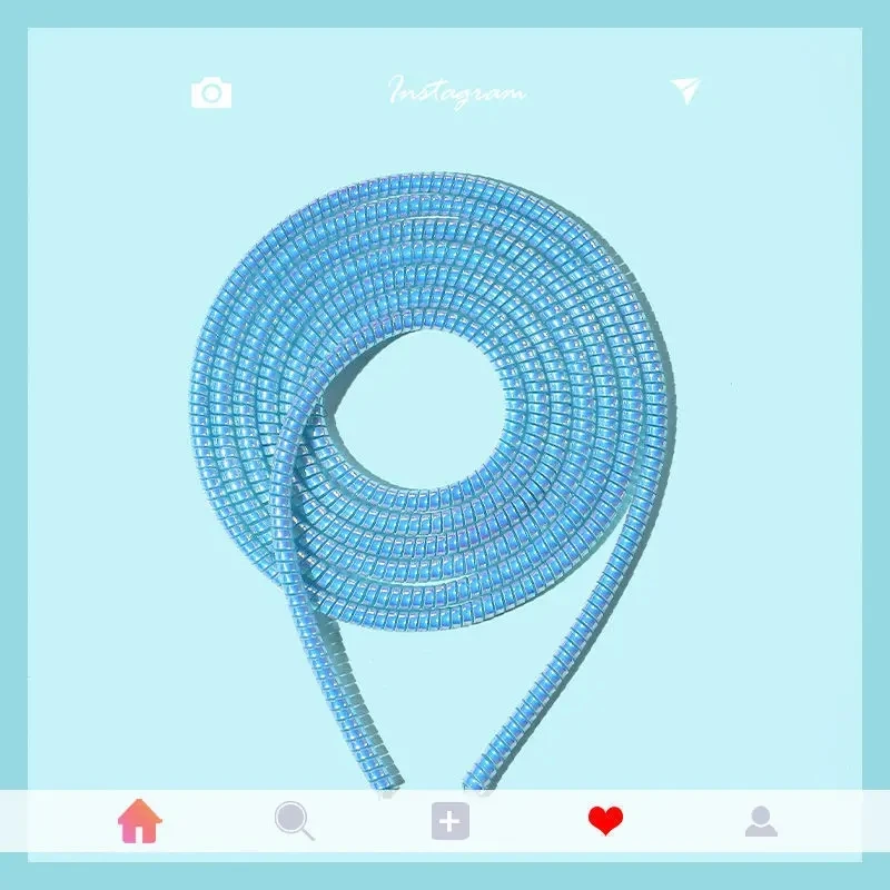 Neue 1,4 m TPU Spirale USB-Ladegerät Kabel Kabels chutz Kabel wickler für iPhone für Android-Telefon Datenleitung Kabels chutz