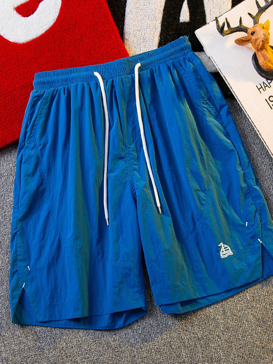 

CP American Sle Skin Sensation Qui Dry Sports orts Men Summer Thin Straight Loose Beach Five-Quarter Pants