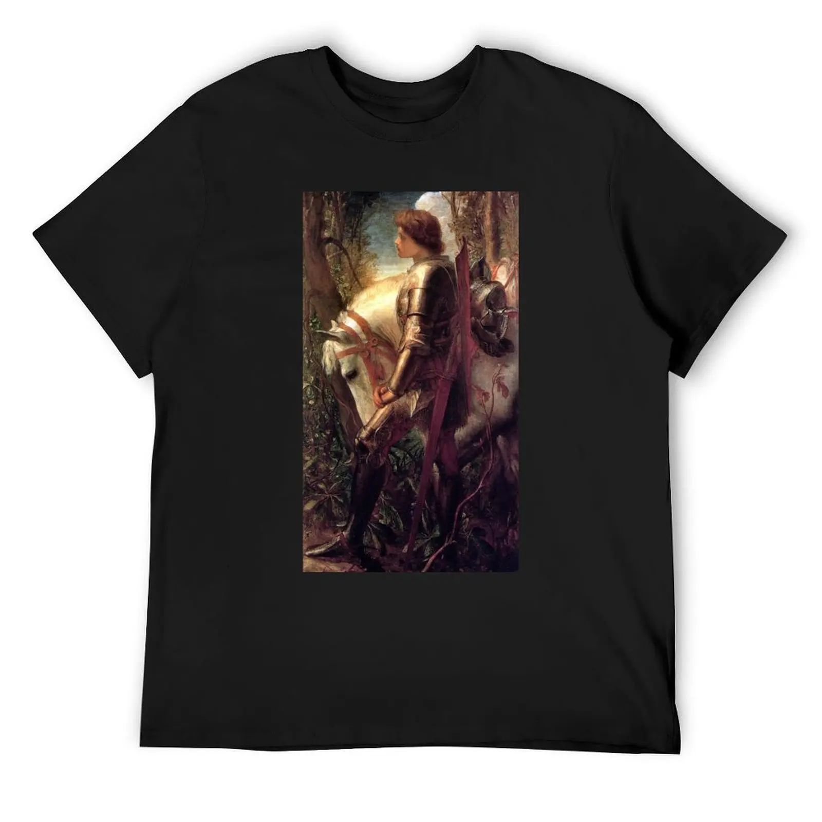 

Sir Galahad - George Frederic Watts T-Shirt anime tshirt summer tops cute clothes mens t shirt graphic