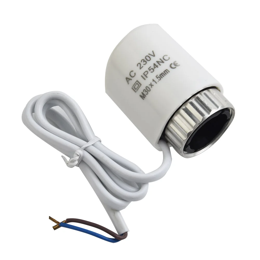 AC230 Normally Open/Close Thermal Electric Thermal Actuator Valve Head For Thermostat Manifold Underfloor Heating Radiator