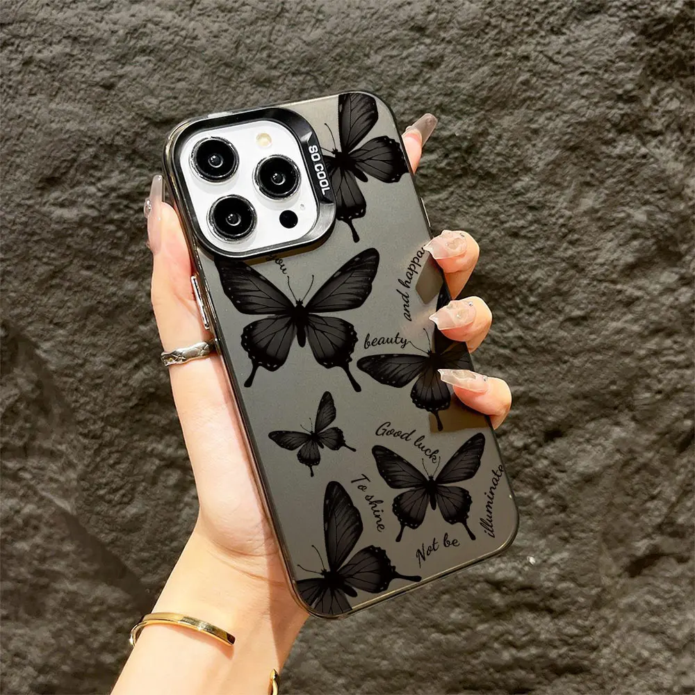 For Tecno Camon 20 20 Pro 4G 5G Pop 7 8 Case Soft Silicone IMD Colorful Butterfly Phone Case For Tecno Pop 7 Pro Itel P55 Cover