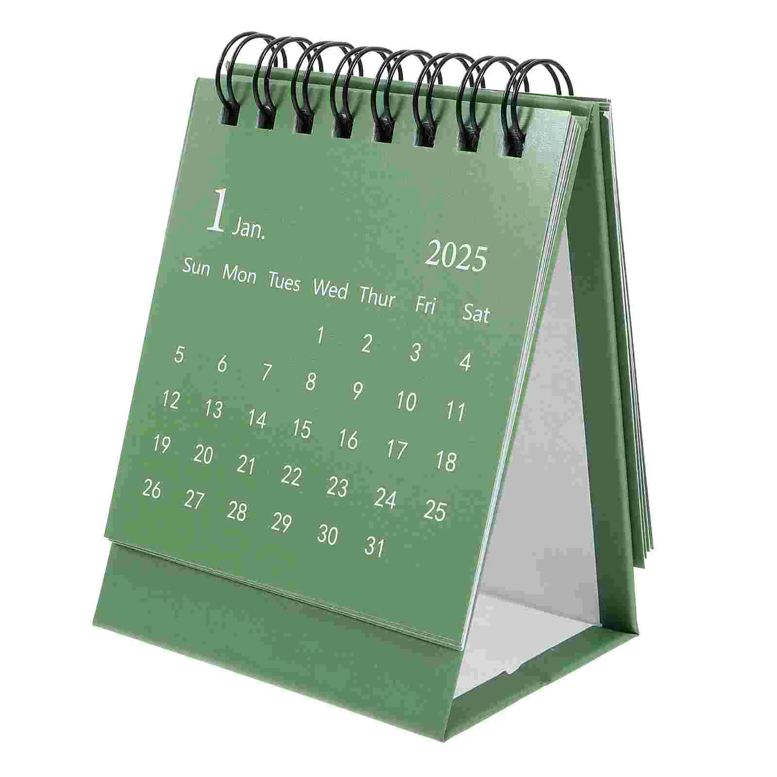 

2025 Desk Calendar Daily for Small Calendars Schedule Paper Standing Mini Office