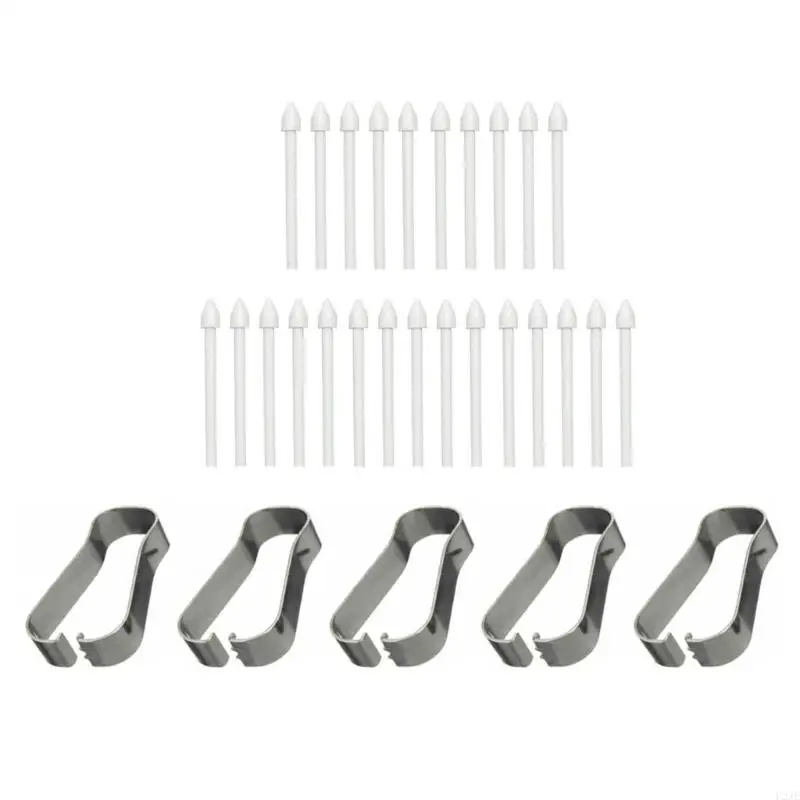 U2JE 25Pcs/50pcs Pen Nibs for Tab S7+ S23 NOTE10 20 Pen Tip with Removal Tweezer Easy Installation