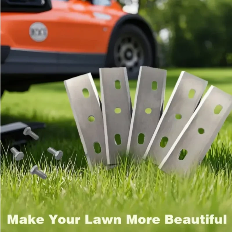 Silver 6PC ALKO Robolinho Lawn Mower Blade - A High-quality and Durable Replacement Blade for Lawn Mowers