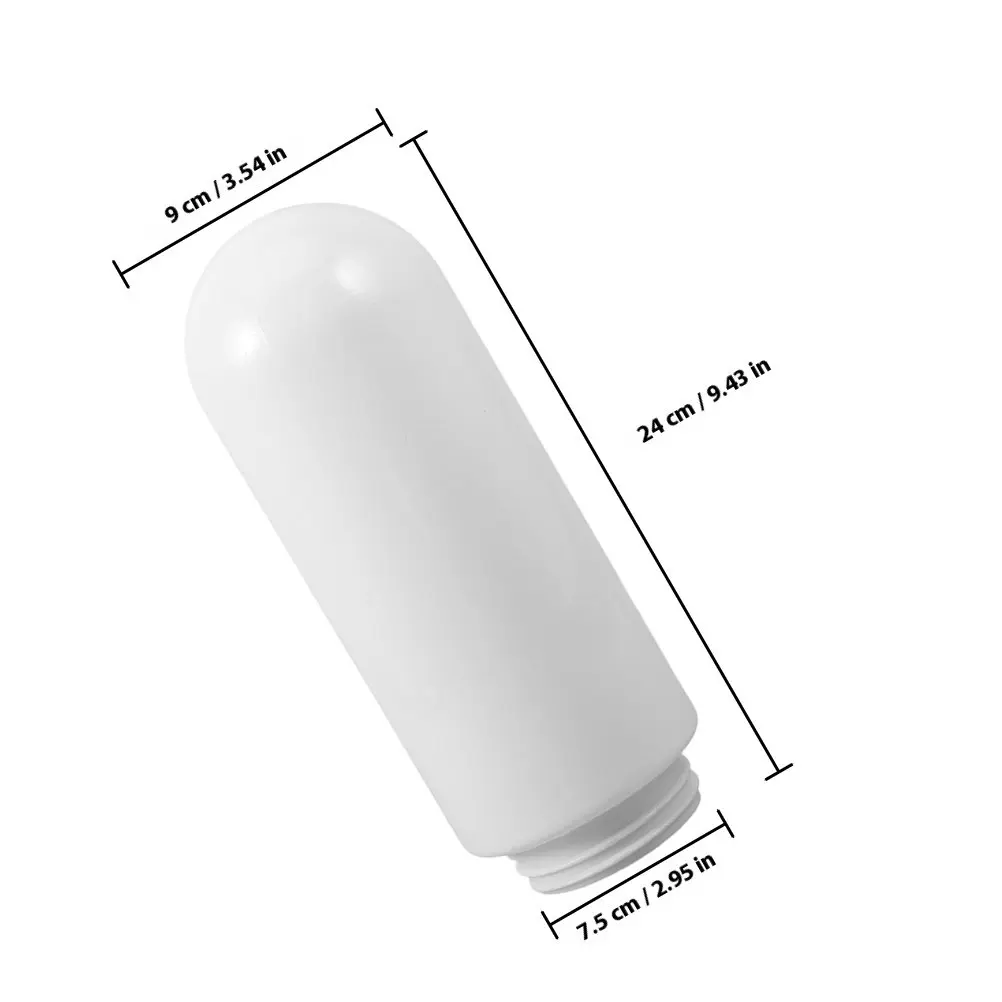 2Pcs Waterproof Acrylic Outdoor Lampshade Replacement Lamp Shade Cover for Garden Porch Patio Globe Lights White