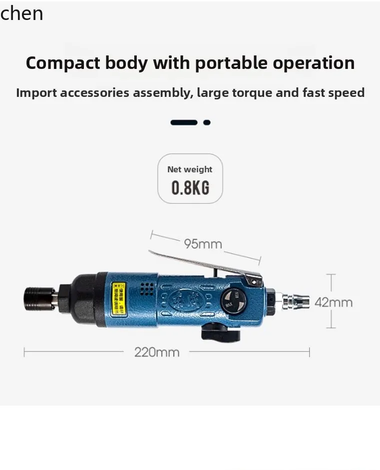 

ZML Pneumatic Screwdriver Impact Type Air Screwdriver Machine Air Screwdriver Air Pump Pneumatic Tool