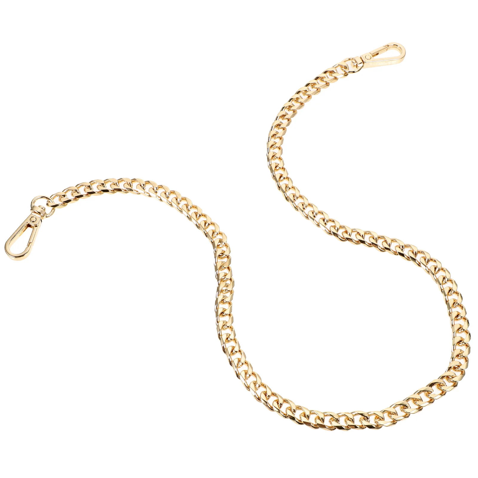 Metalen platte ketting Handtas Crossbody Vervangingsriem Delicate lichtgewicht gouden decoratie voor dagelijks gebruik Tasketting